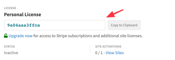 WP Simple Pay Setup - Retrieve License Key